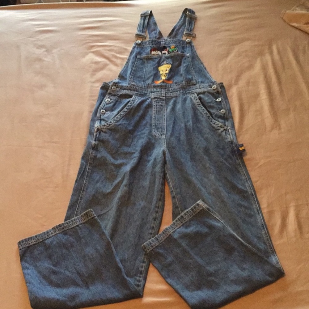 Warner Brothers Bad Tweety Bird Overalls